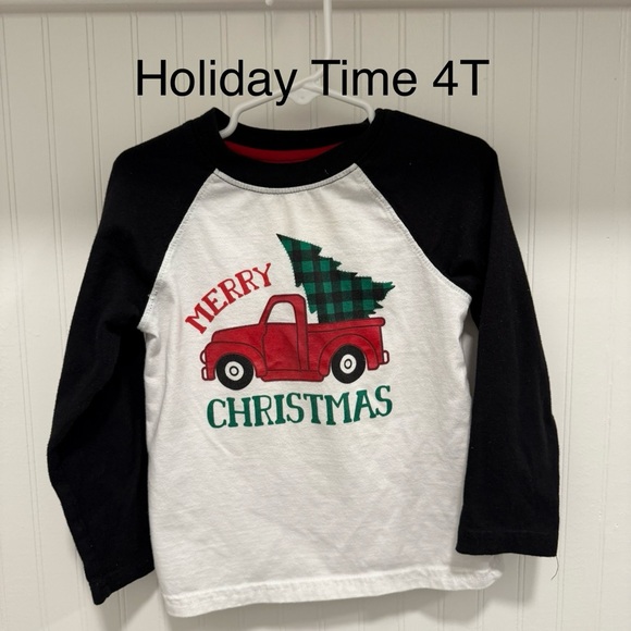 🎄🎅🏻Set of 11 Christmas Themed Toddler Boy Shirts (SIZES 4T and 5T) - Picture 11 of 12